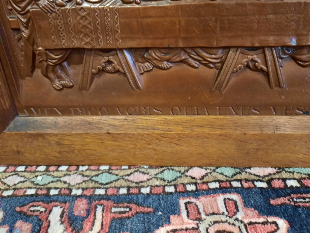 Coalbrookdale Cast Iron Relief of The Last Supper View V