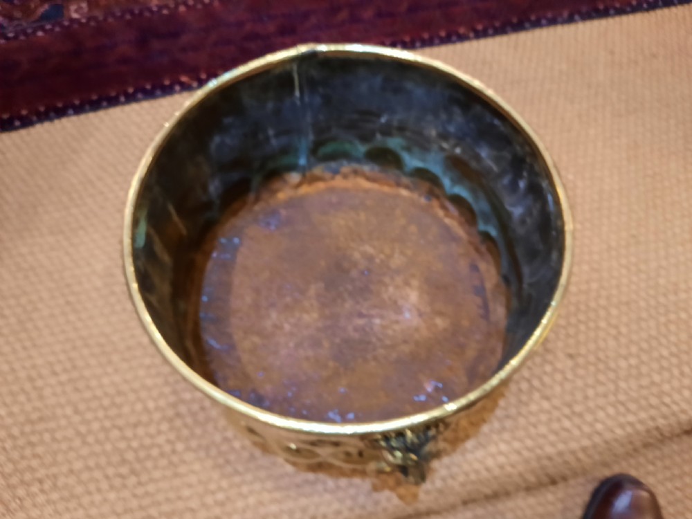 19thC Brass Log Bucket View VI