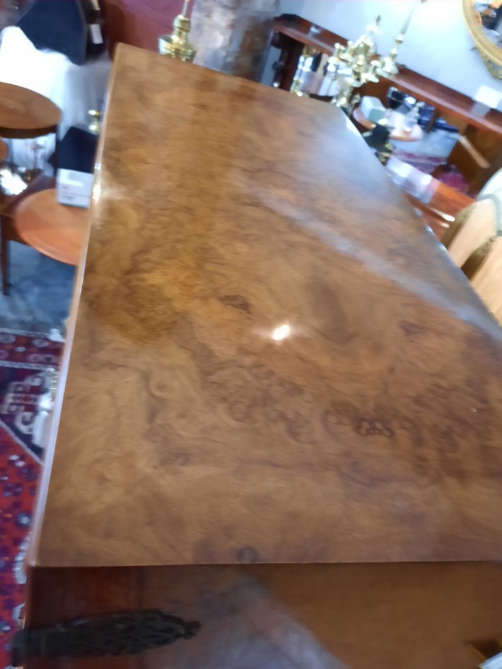 Burr Walnut Cocktail Drinks Cabinet View XII