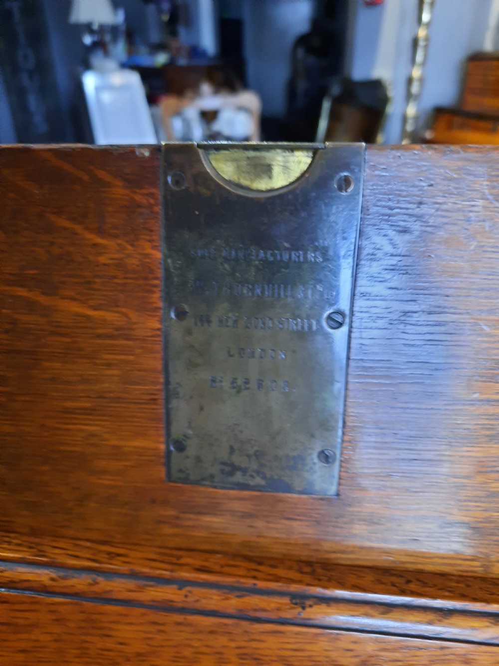 Late Victorian Folding Oak Card Table View V
