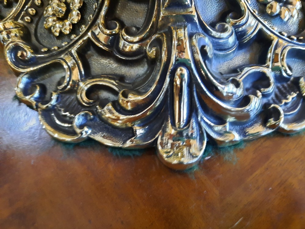 Early 20thC brass table lamp View IV