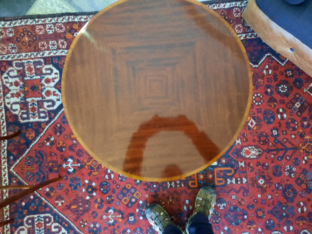 Pair of Edwardian Mahogany Side Lamp Tables View II