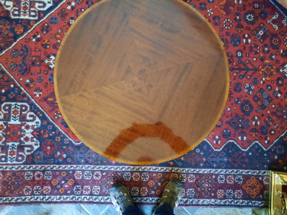 Pair of Edwardian Mahogany Side Lamp Tables View III