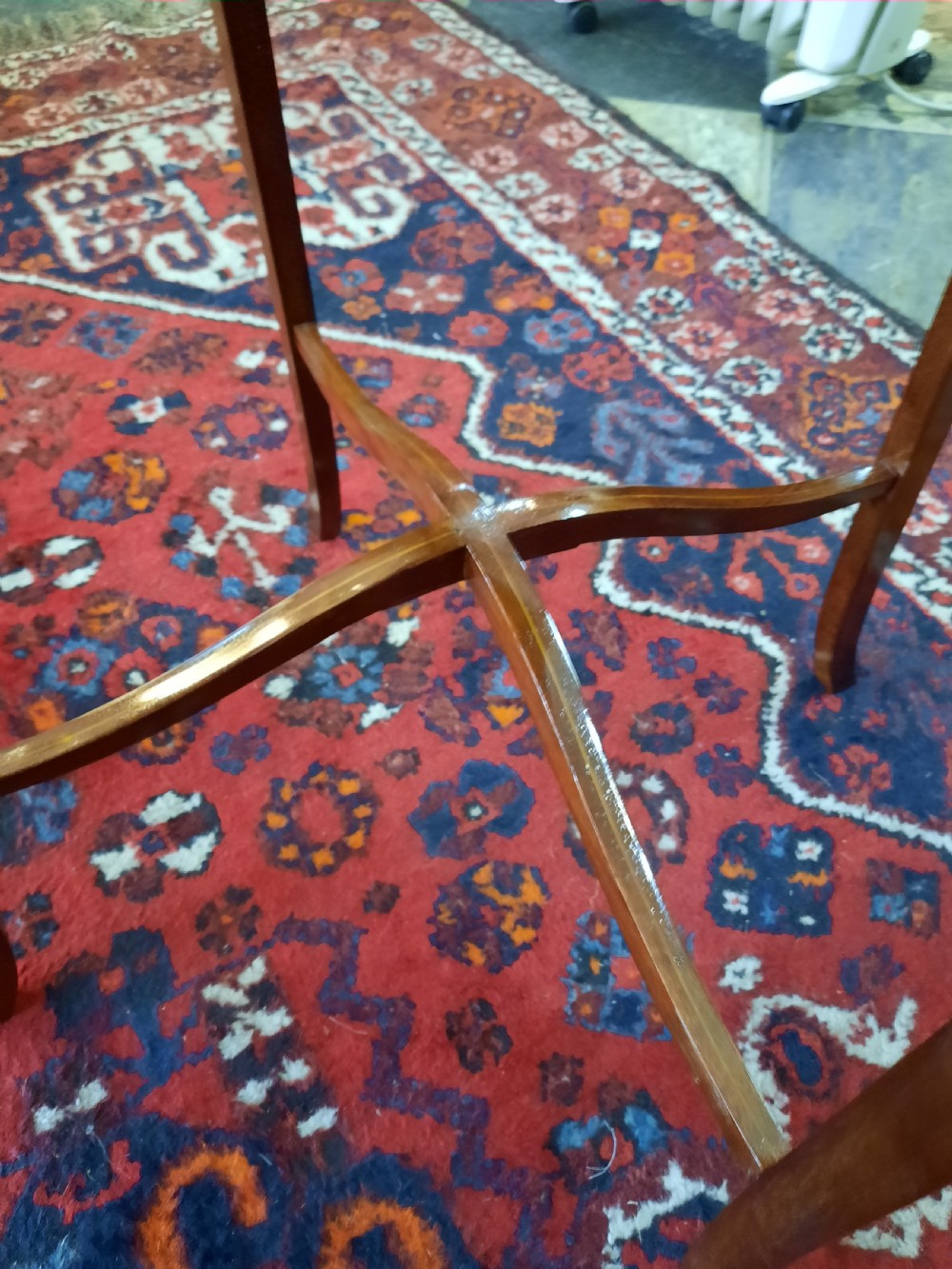 Pair of Edwardian Mahogany Side Lamp Tables View IV