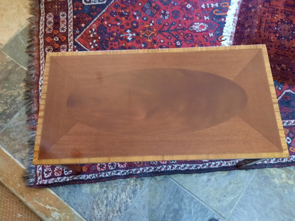 Edwardian Mahogany & Inlaid Coffee Table View V