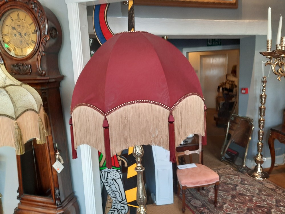 Early 20thC Brass Standard Lamp View II