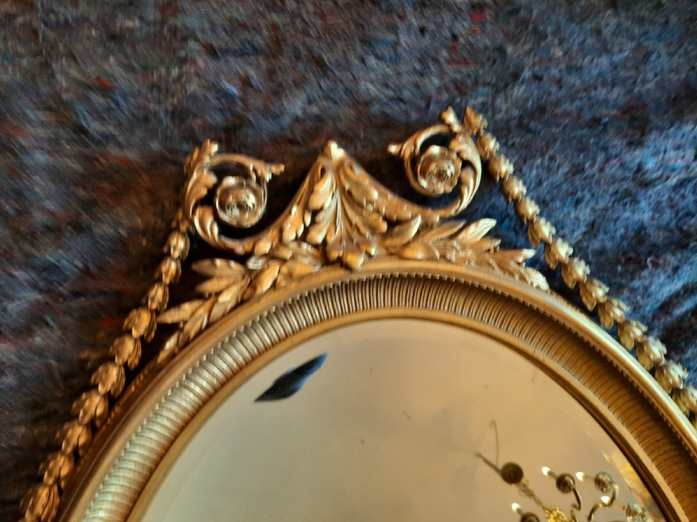 Late Victorian Adam Revival Gilt Mirror View III