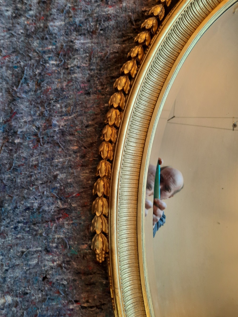 Late Victorian Adam Revival Gilt Mirror View IV