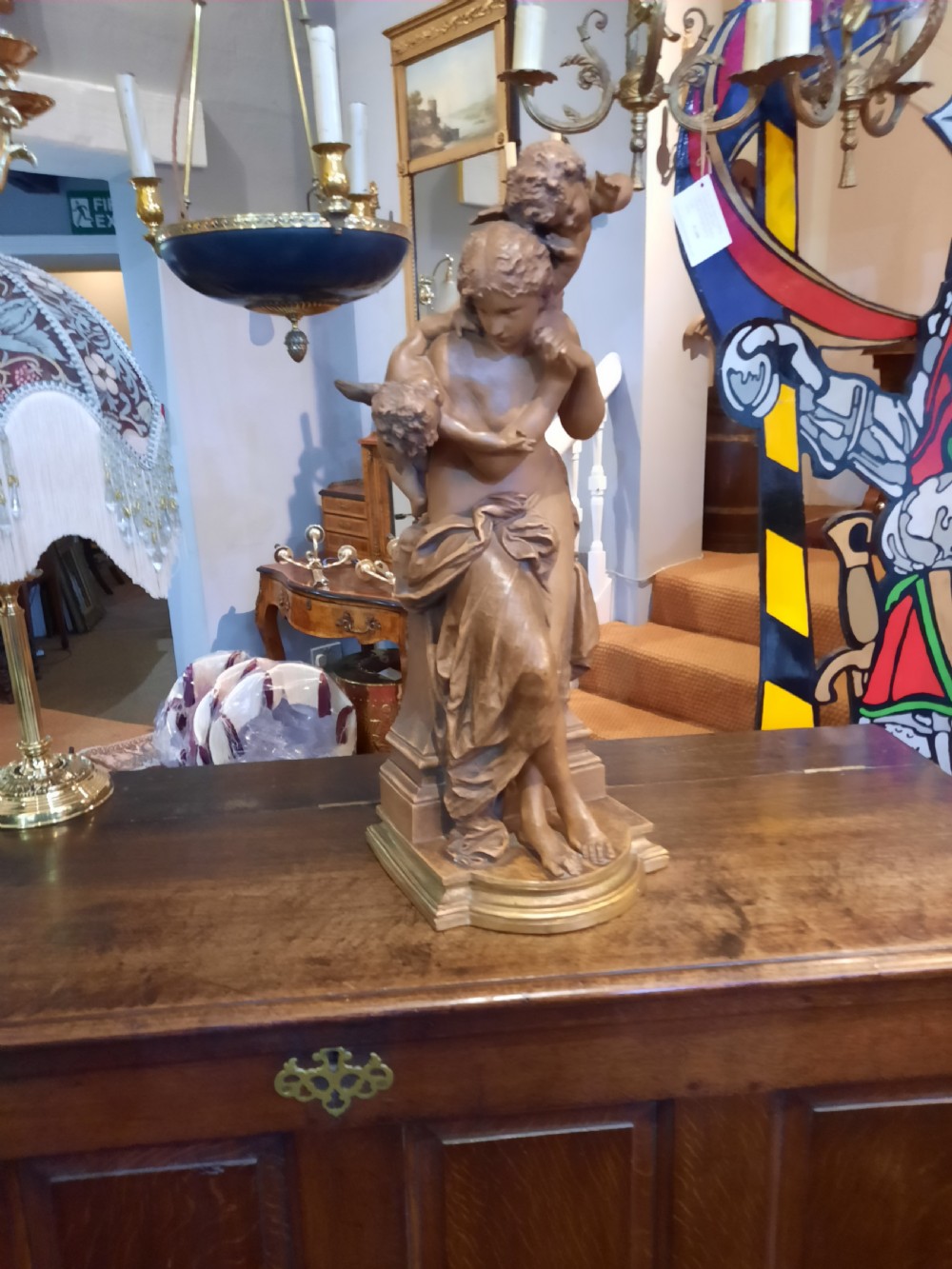 Frolicking Cherubs – Terracotta by Luca Madrass View III
