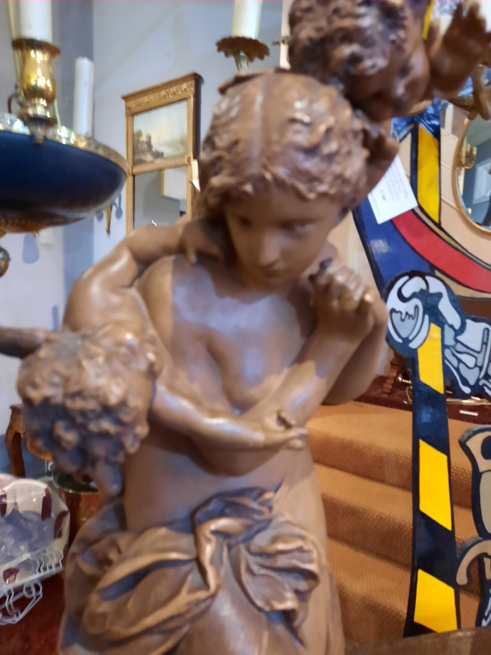 Frolicking Cherubs – Terracotta by Luca Madrass View IV