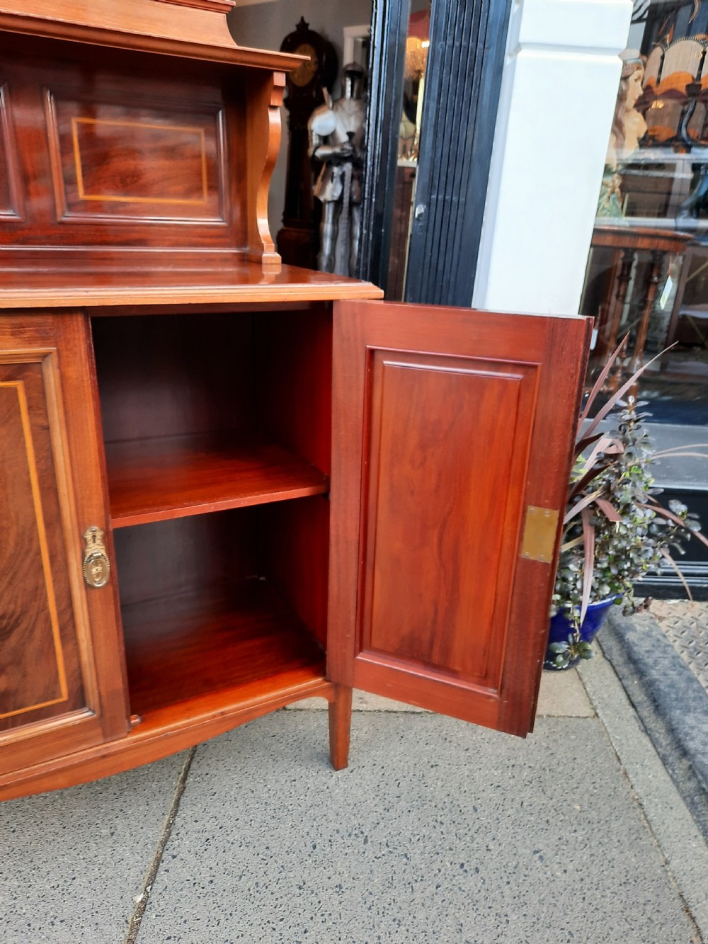Edwardian Mahogany Drinks Side Cabinet View III