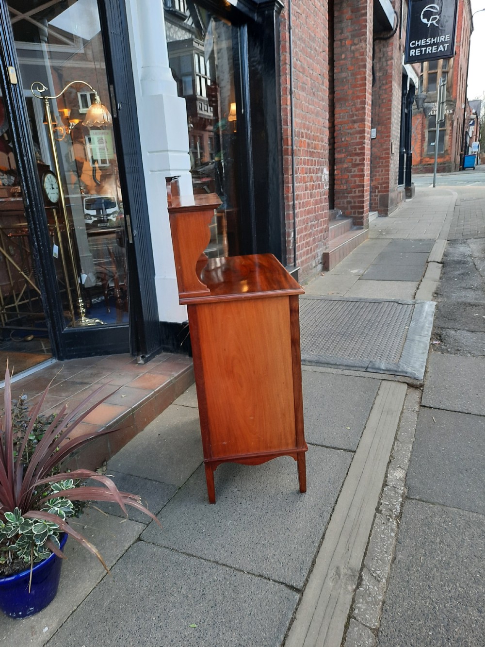Edwardian Mahogany Drinks Side Cabinet View IV