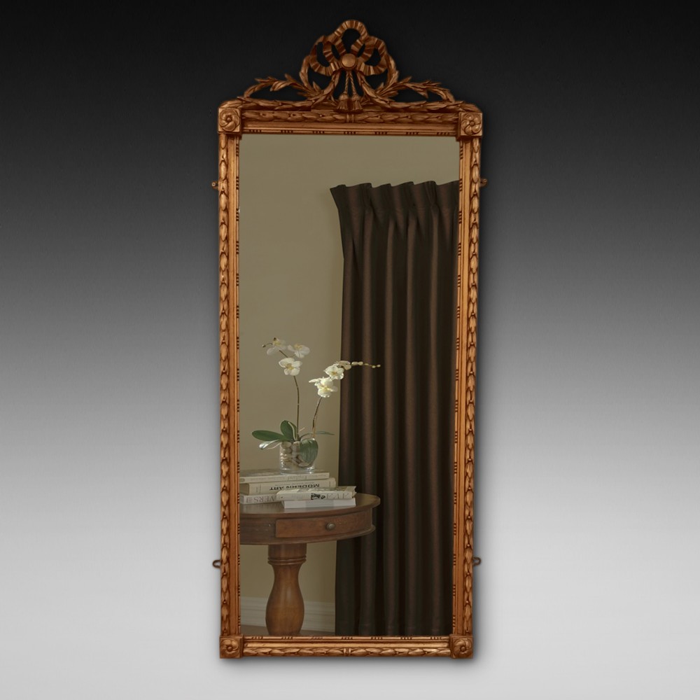 Early 20thC Giltwood Pier Mirror 