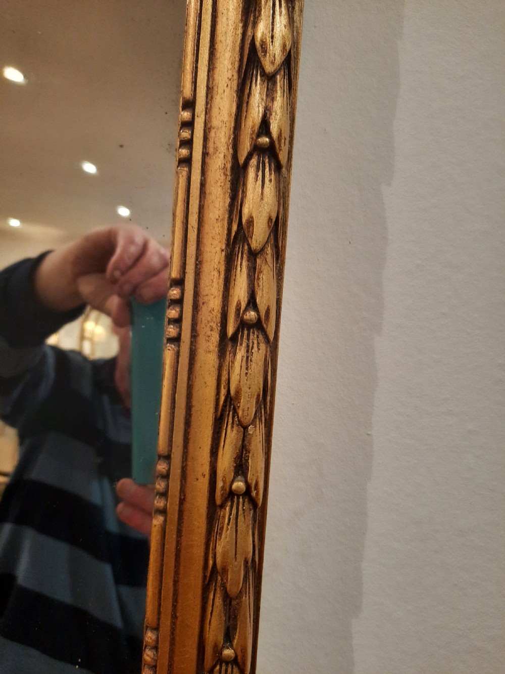 Early 20thC Giltwood Pier Mirror  View V
