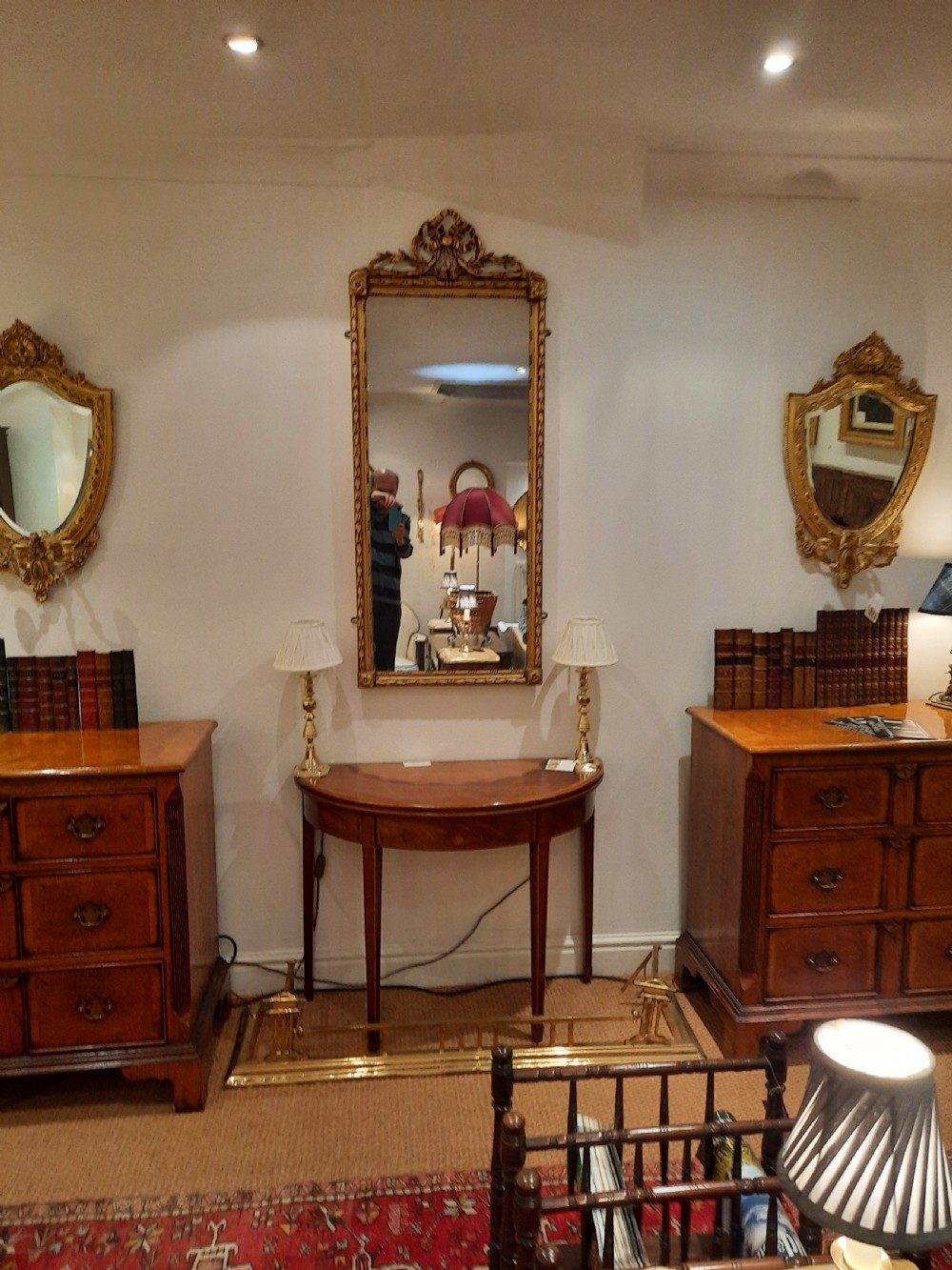 Early 20thC Giltwood Pier Mirror  View VII
