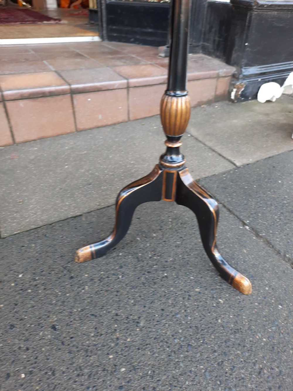 Early 20th Century Chinoiserie Tripod Wine Table View III