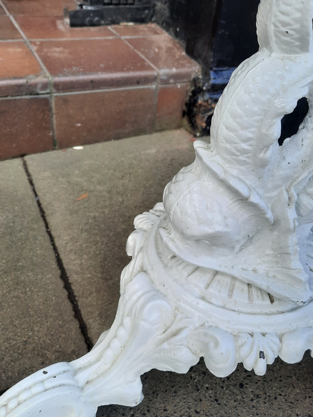 Pair of Victorian Cast Iron Garden Tables View V