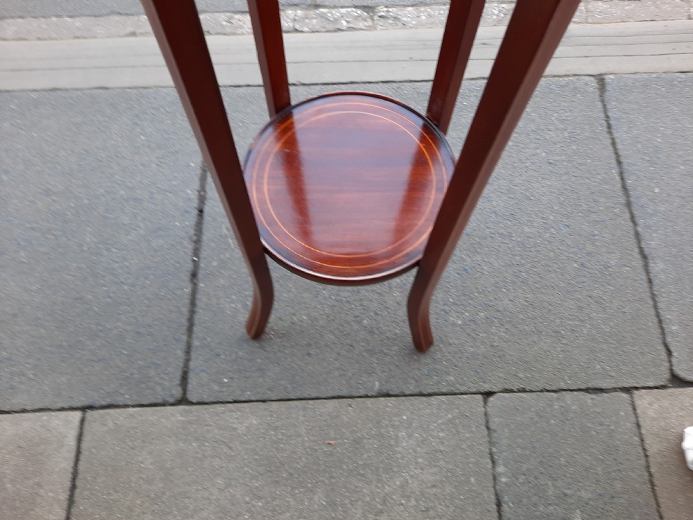 Edwardian Mahogany Torchere Stand View III