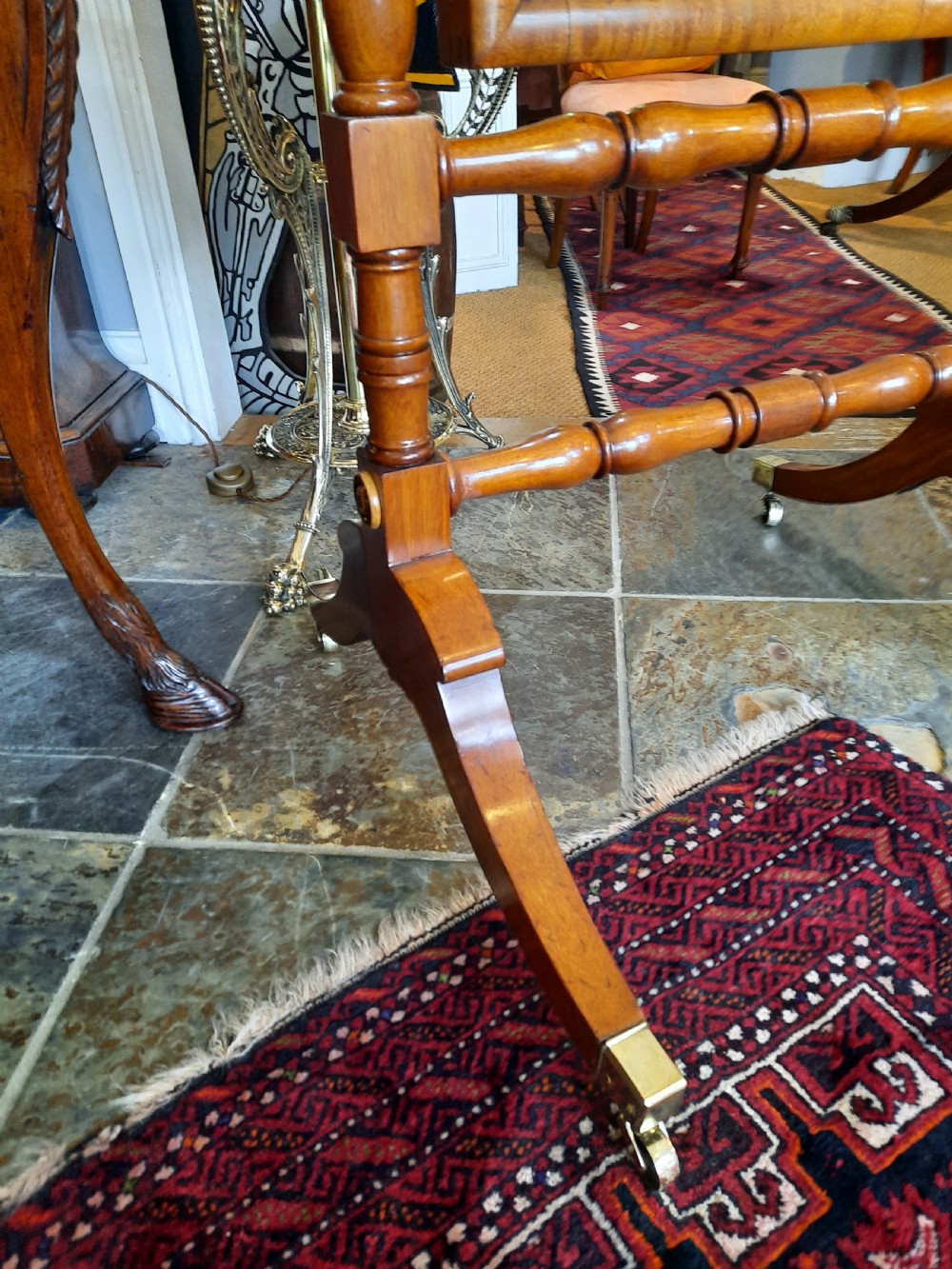 Regency Mahogany Cheval Mirror View II