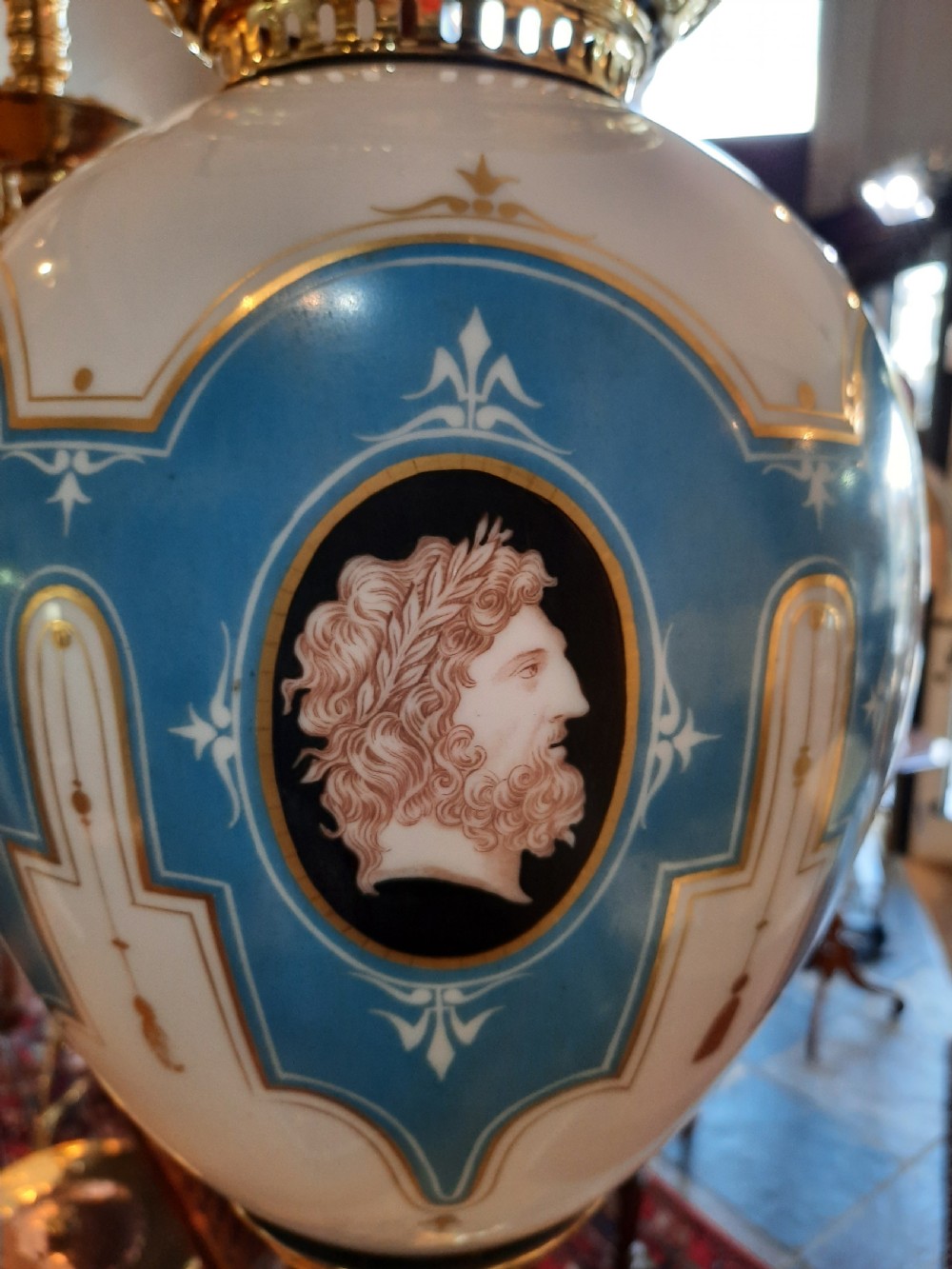 Early 20thC Ceiling Hanging Lantern  View V