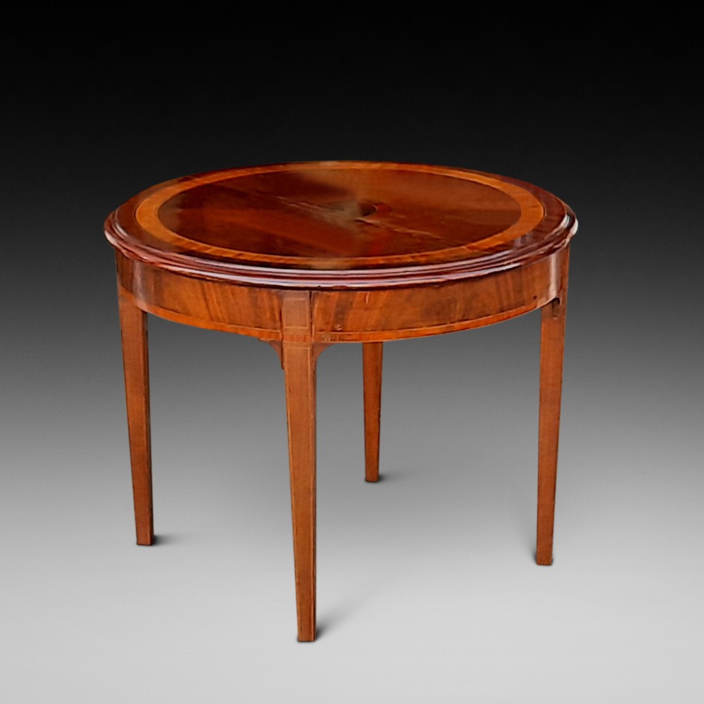 Edwardian Inlaid Mahogany Coffee Table