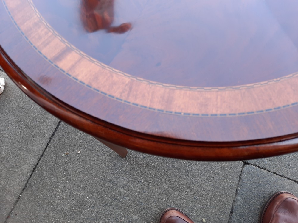 Edwardian Inlaid Mahogany Coffee Table View III