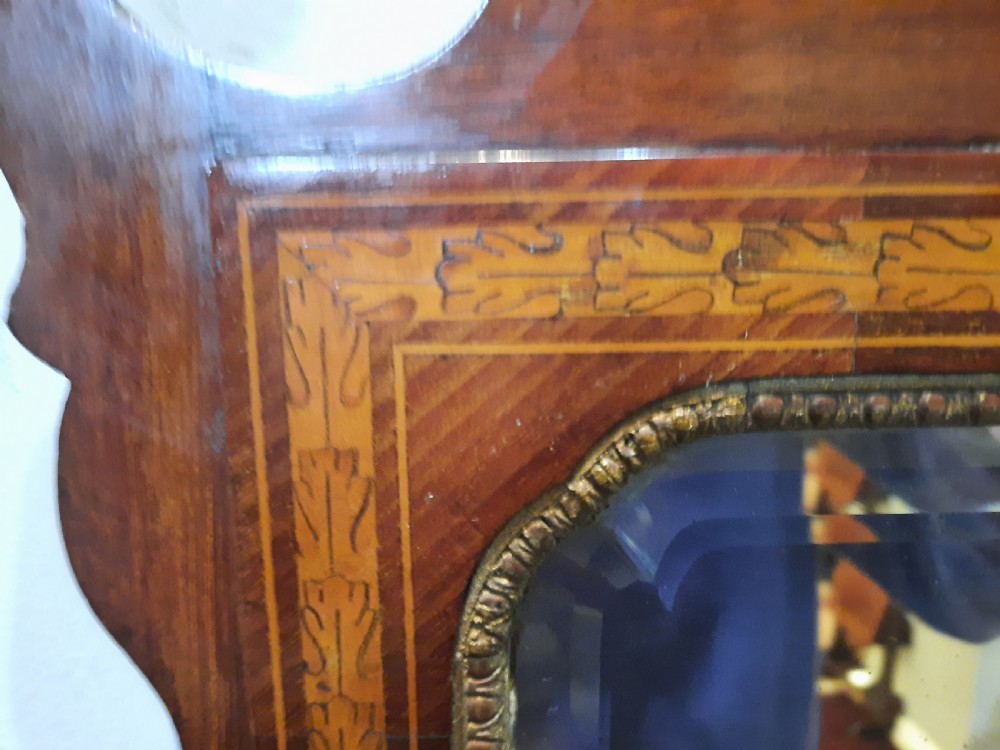 Edwardian Mahogany Chippendale Style Mirror View V