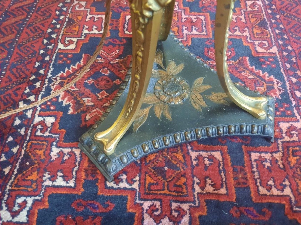 Early 20thC Gilt Metal Standard Lamp View IV