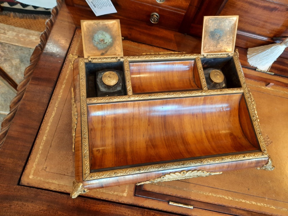 19thC French Kingwood Desk Stand View II