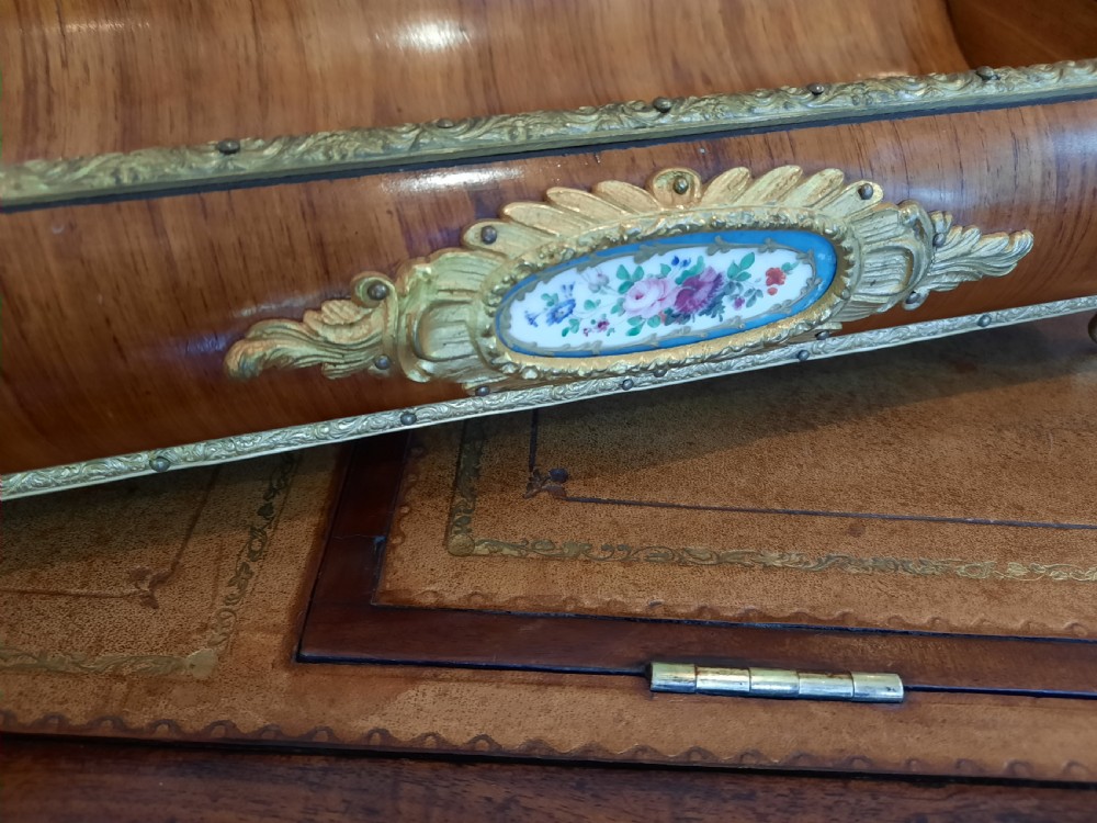 19thC French Kingwood Desk Stand View IV