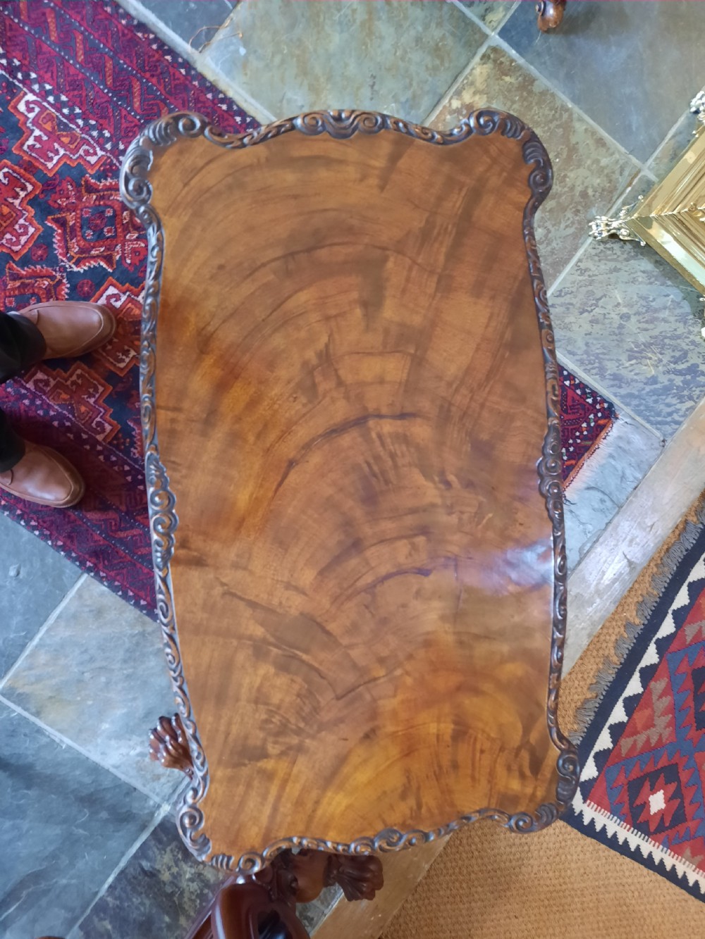 Late 19thC Italian walnut occasional table View II