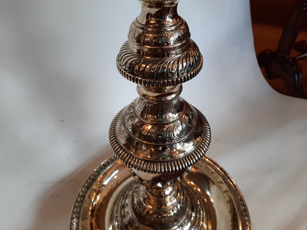  Late 19thC Indian brass pedestal temple censer View VIII