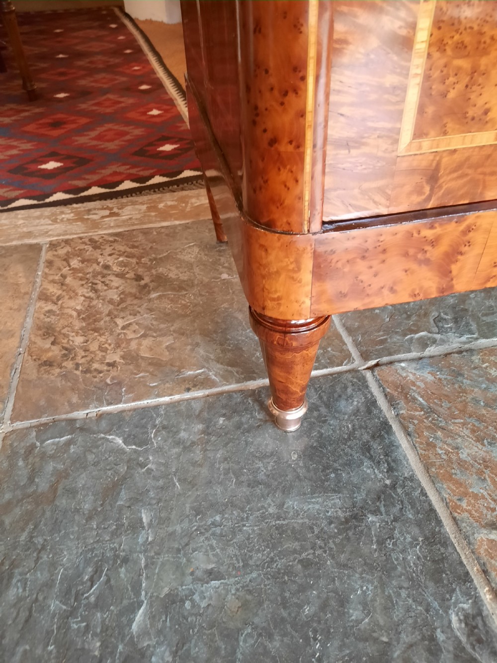 Early 20thC French burr yew side cabinet View VI