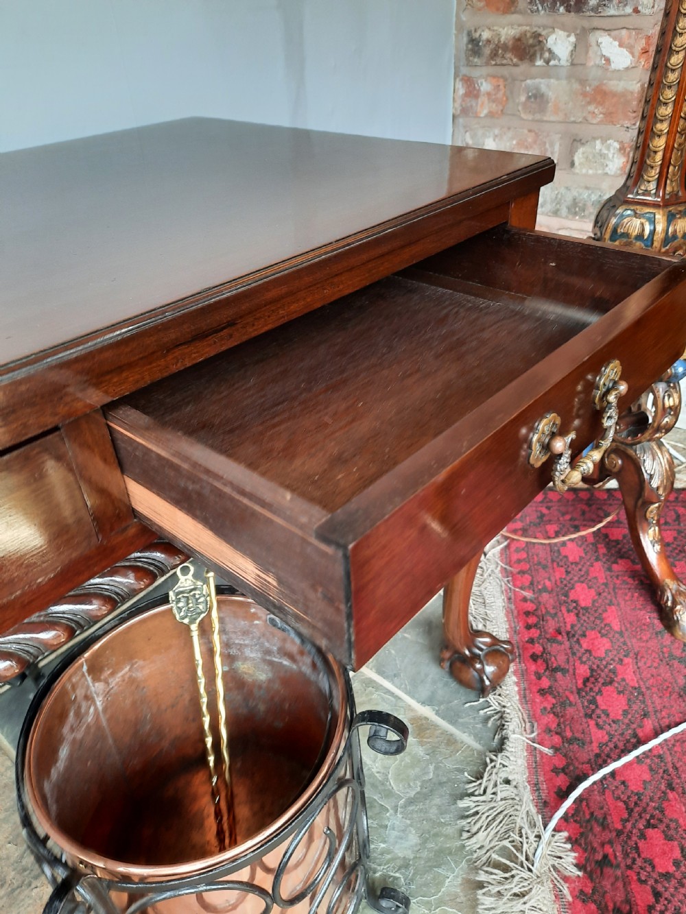 Early 20thC Mahogany Serving Table View IV