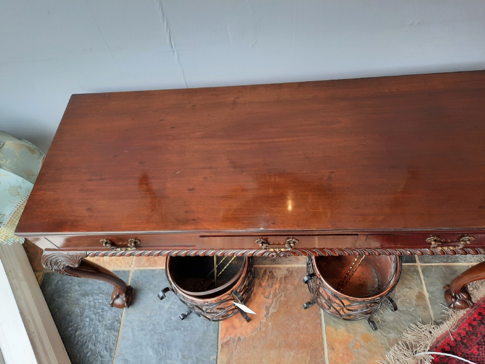 Early 20thC Mahogany Serving Table View VI