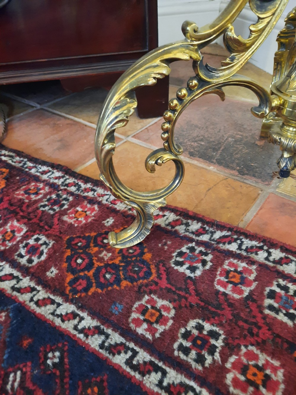 Victorian Gilt Brass Adjustable Standard Lamp View III
