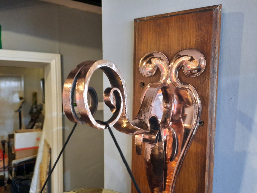 Art Nouveau Oak Gong View II