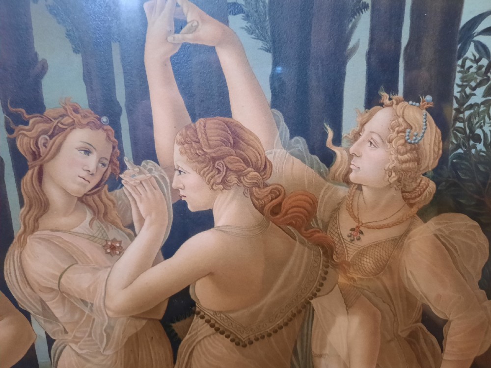 After Botticelli, a late Victorian print 