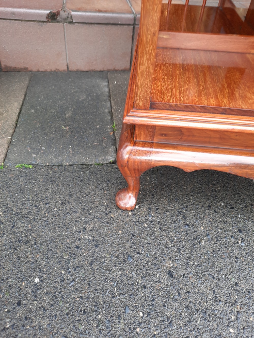Edwardian Mahogany Revolving Bookcase View III