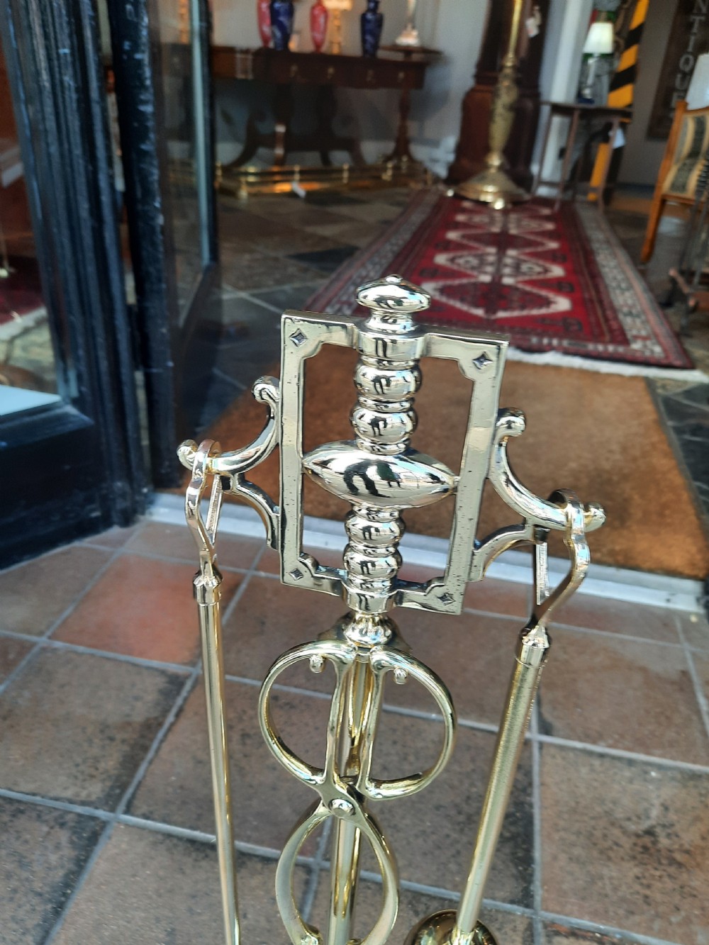 Aestetic Brass Fire Companion Tidy View II