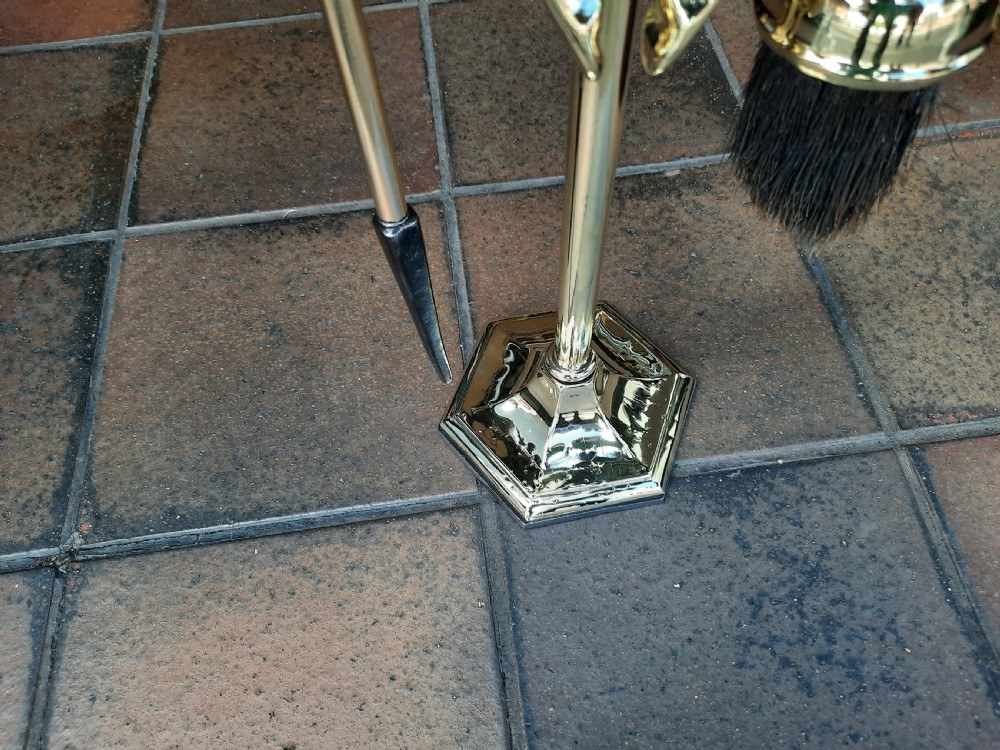 Aestetic Brass Fire Companion Tidy View III