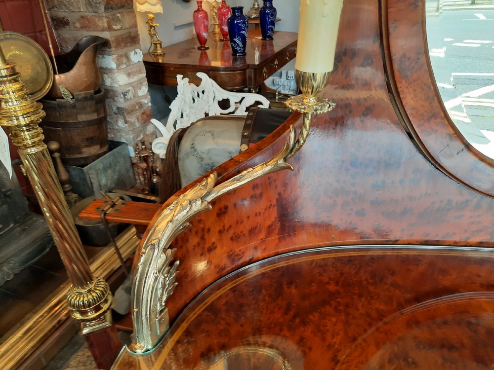 Mid 19thC French Burr Yew Dressing Table View III