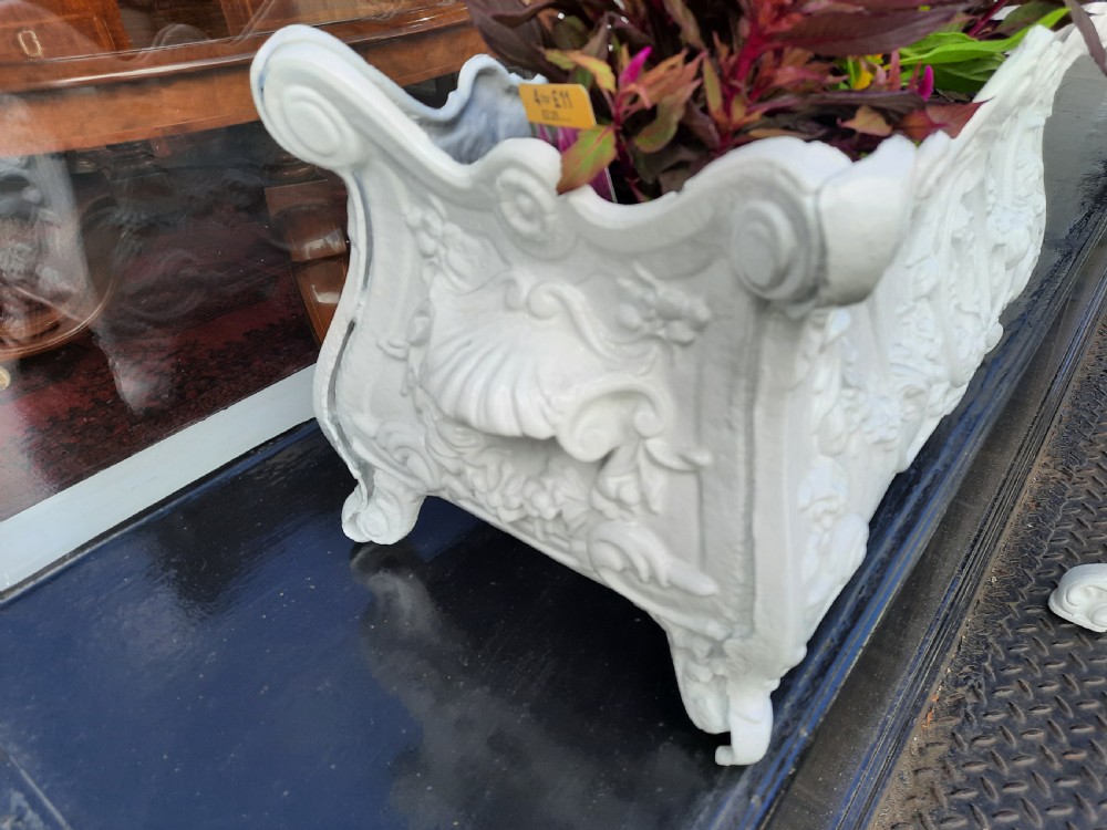 Victorian Cast Iron Planter View III