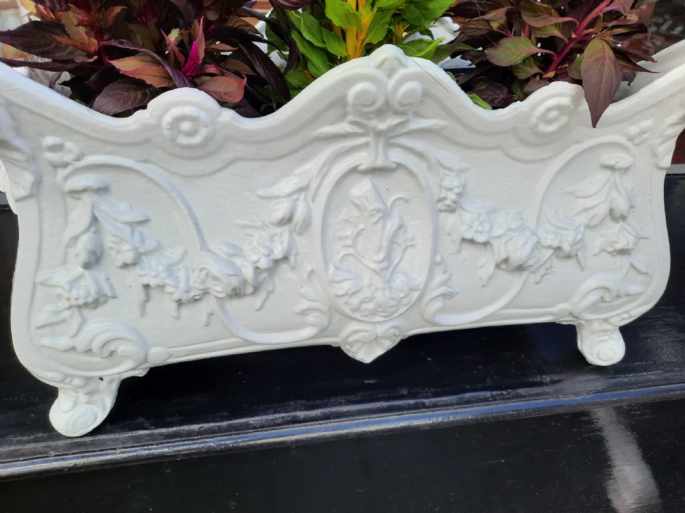 Victorian Cast Iron Planter View IV