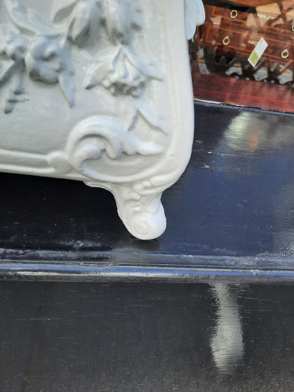 Victorian Cast Iron Planter View V