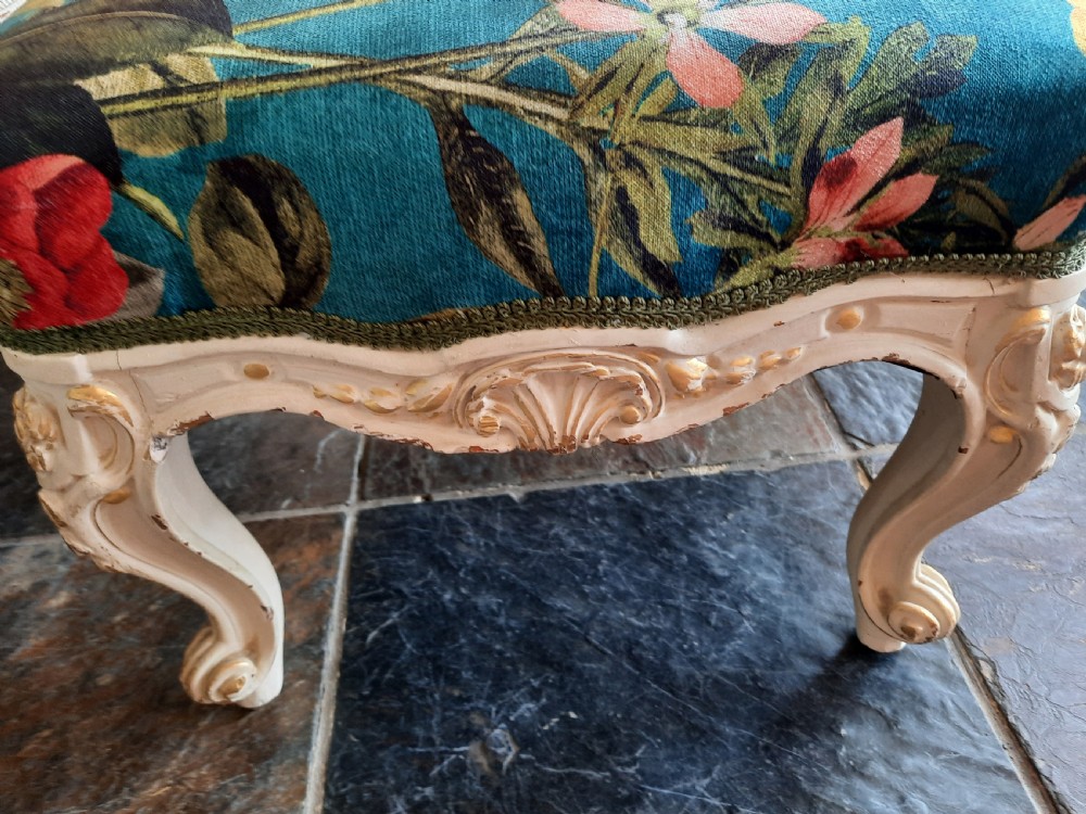 Mid 19thC French Painted Footstool View III
