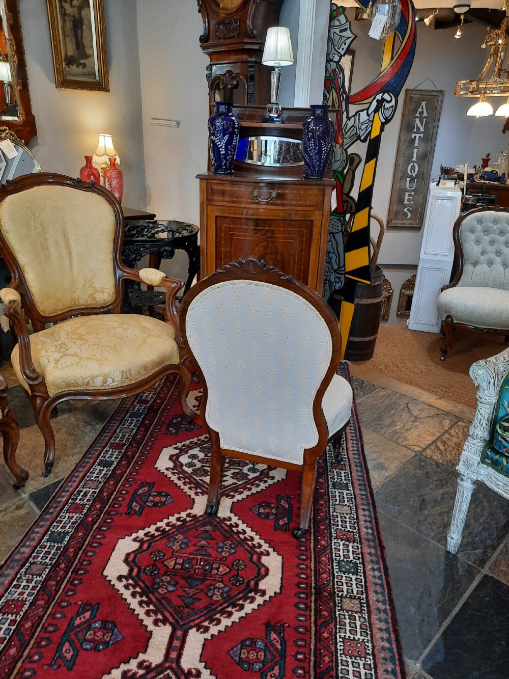 Victorian Rosewood Nursing Chair View V