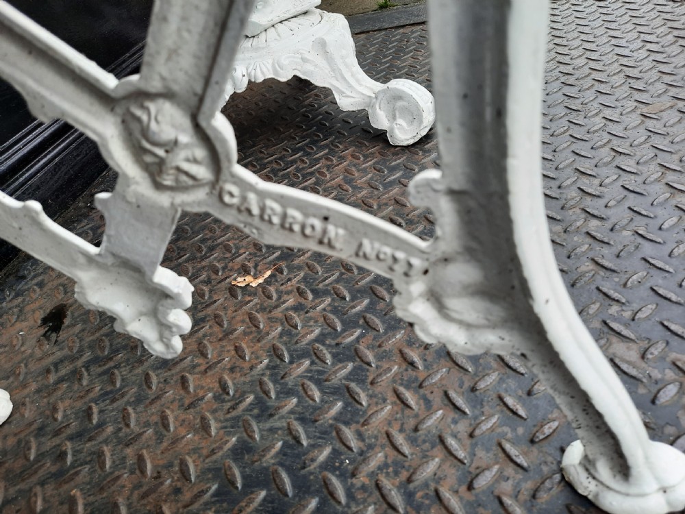 Victorian Cast Iron Garden Bench View III