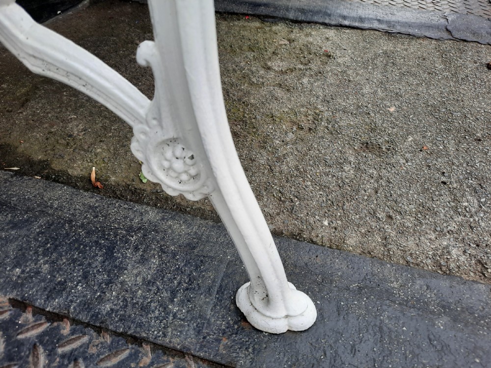 Victorian Cast Iron Garden Bench View V