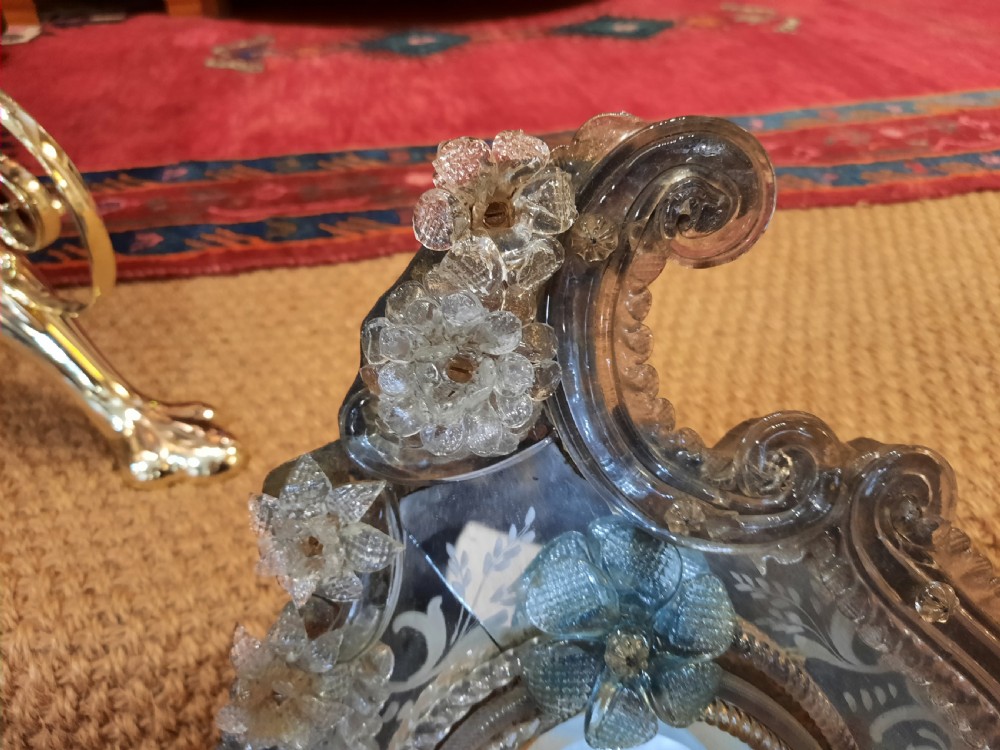 Late 19thC Venetian Dressing Table Mirror View II